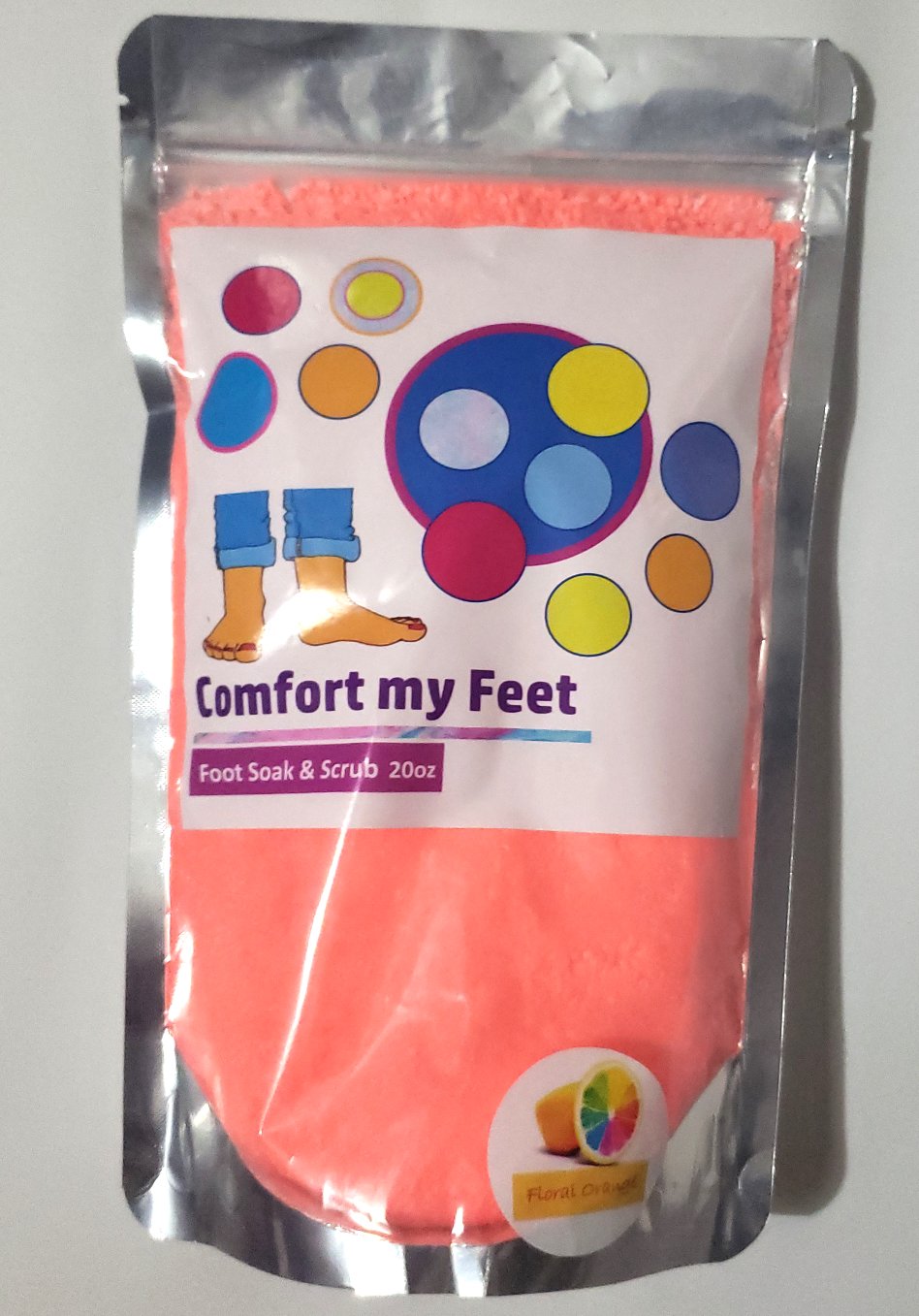 FLORAL ORANGE foot soak