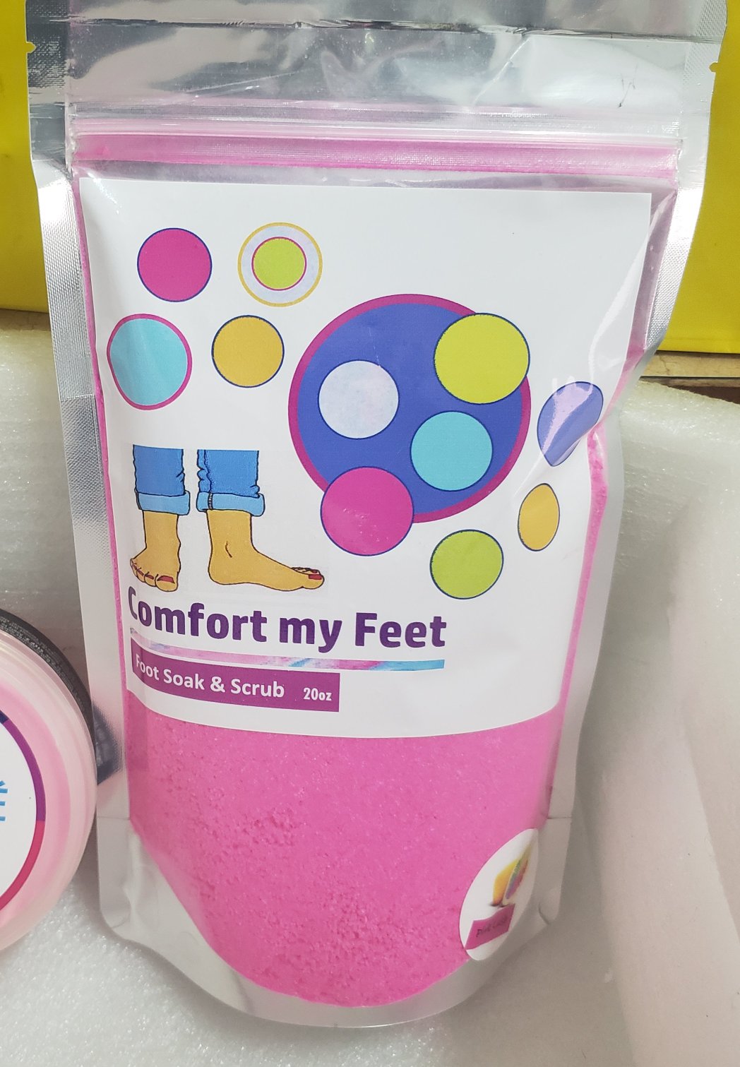 PINK LUSH foot soak